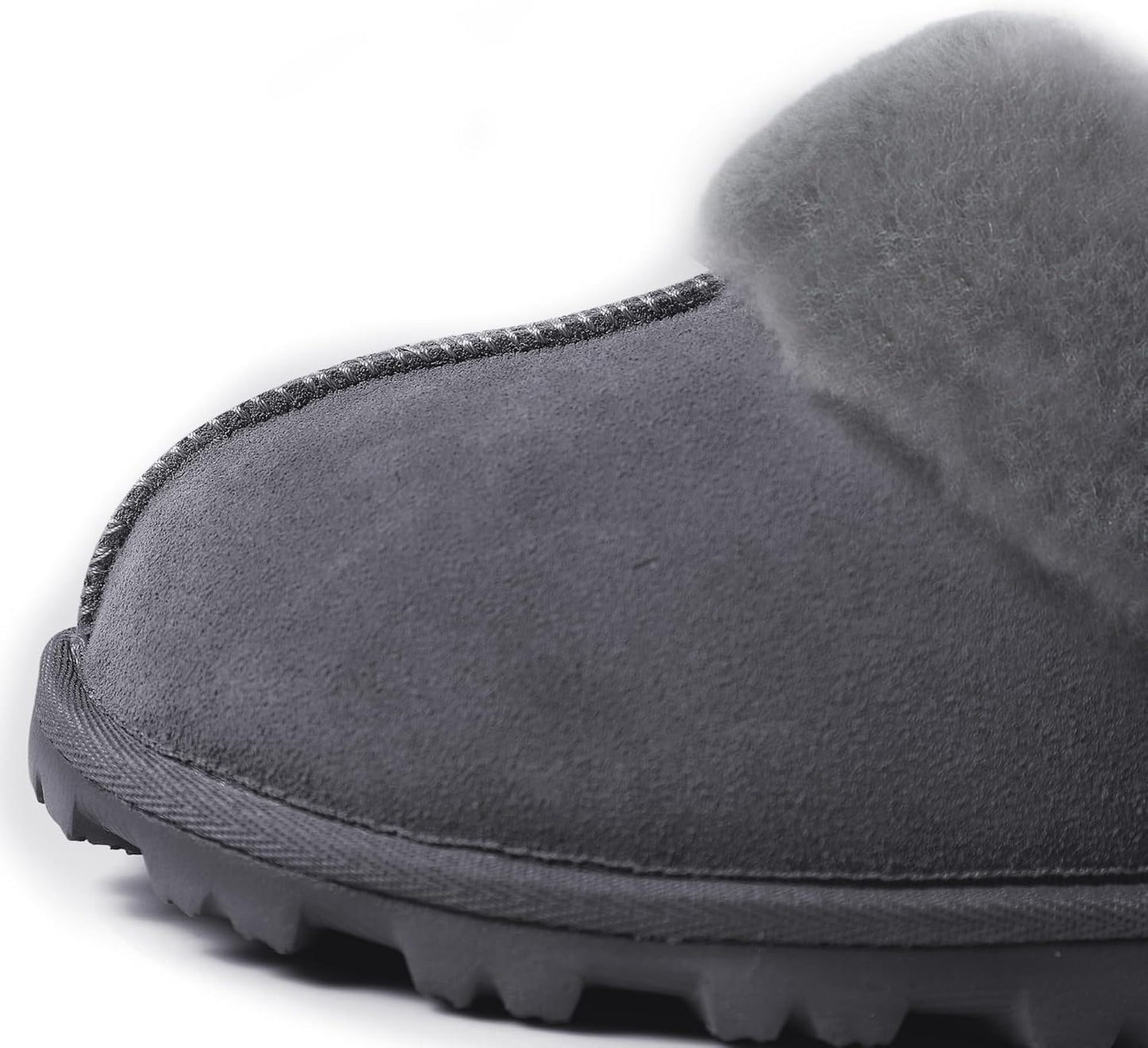 Women'S Genuine Australian Sheepskin Slippers, 100% Shearling, 8Mm Memory-Foam, Hard Bottom Slipper